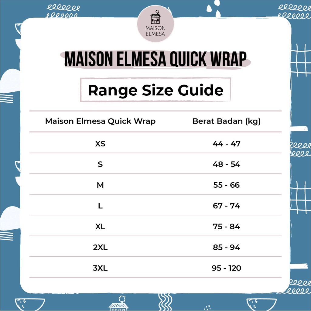 Maison Elmesa Quick Wrap Gendongan Bayi