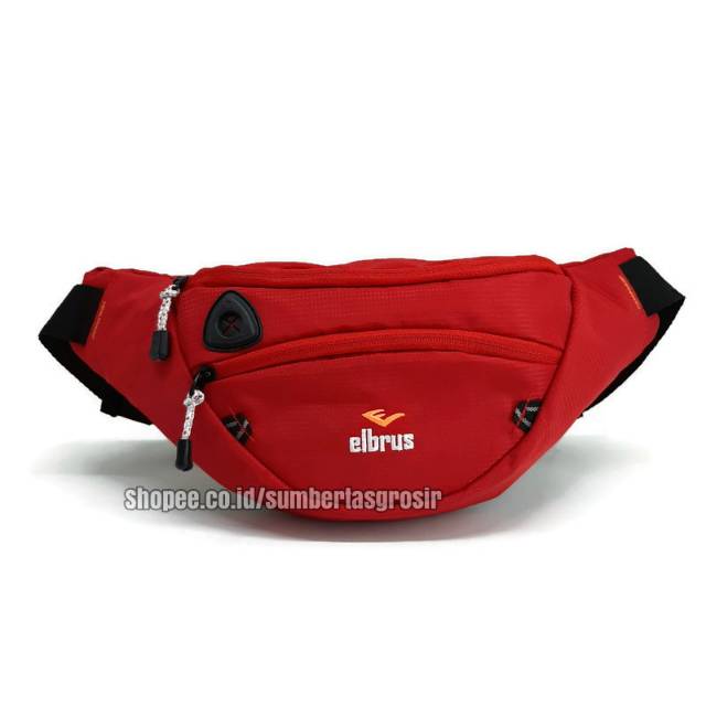 Selempang Pria Tas Pinggang Pria Headset Red Elbrus