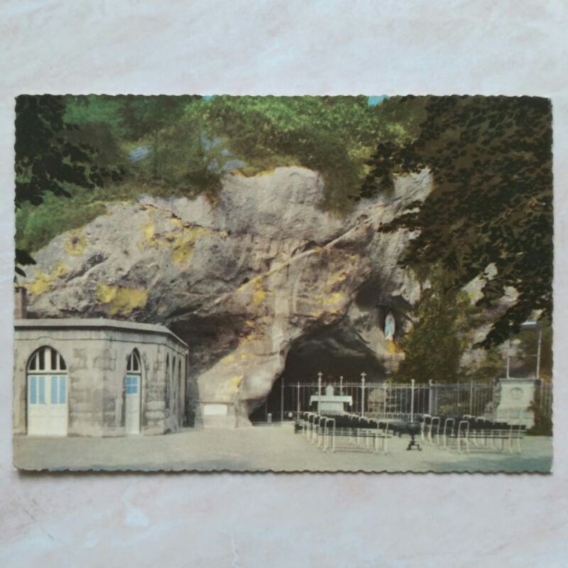 

Kartu Pos Kuno Jadul Lawas Eropa Asli Tahun 1960-1970an Suasana Goa Gemeentegrot Valkenburg Belanda