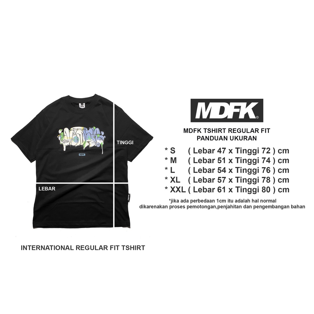 MDFK by Berkemas graffiti art tshirt