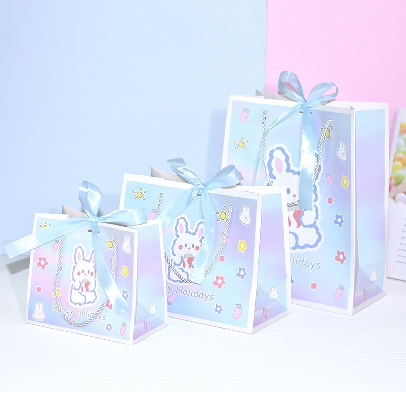 

Delunashop DL1139S Paper Bag Goodie Bag Tas Kantong bear style Bungkus Kemasan elegan