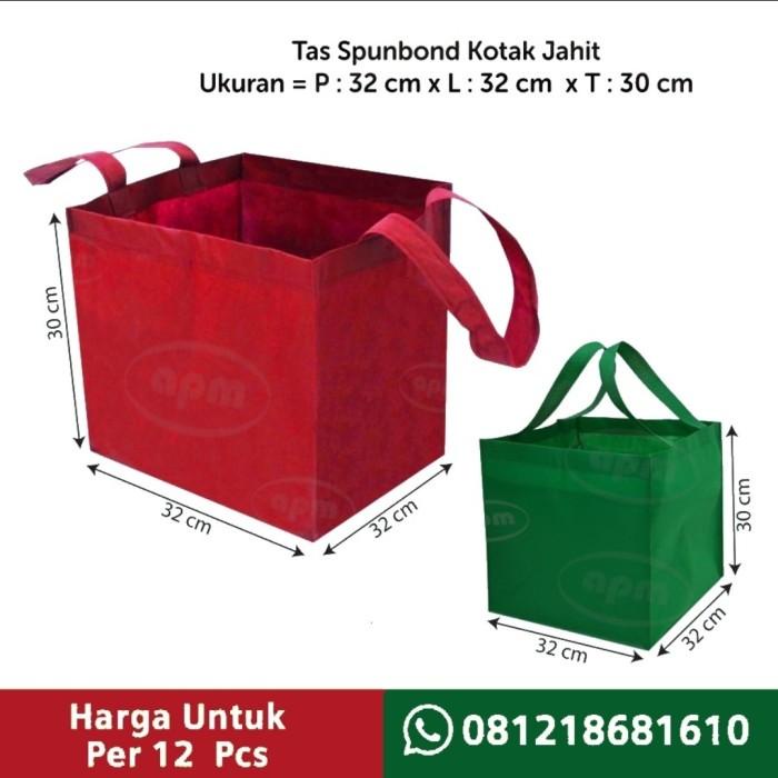 

Tas Spunbond Kotak Ukuran 32X32X30 (Tas Jahit) 093