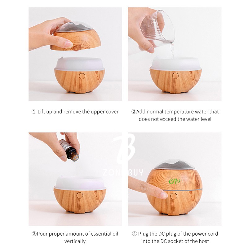 100% ORI Aromaterapi Difuser 150ML Aromaterapi Difuser Dengan(Berisi Free Essential oil)-6