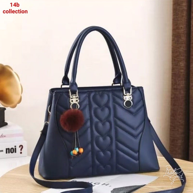 tas selempang wanita tas kulit top handle motif love lolla bags tas handbags wanita tas simple polos