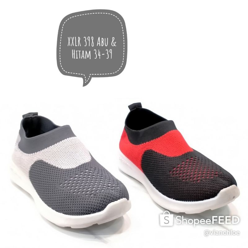 11.11    TERMURAH SEPATU SLIP ON MODEL KAOS KAKI (IMPORT) NYAMAN dipakai #racunshopee #Shopeehaul