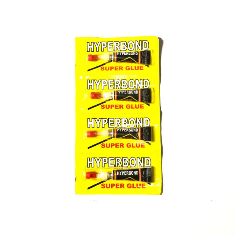 Power Glue Hyperbond/ Super GlueDeskripsi: 1. HYPERBOND 2. DAPAT DIGUNAKAN UNTUK LEM PLASTIC, LEATHER, CERAMICS DLL 3. GAMBAR REAL SEPERTI DI FOTO