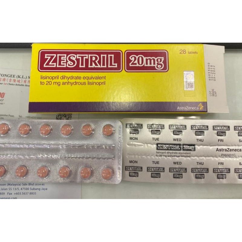 Buy Zestril 20mg