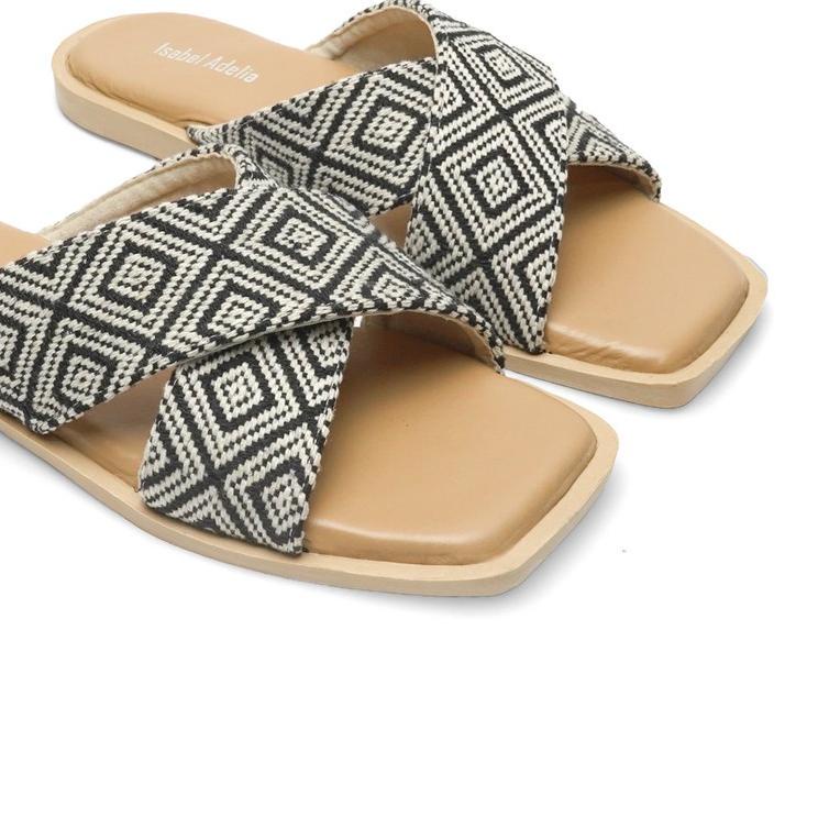 ➧ IsabelAdelia Sendal Wanita Kekinian NAZYRA Slip Sandal ➵