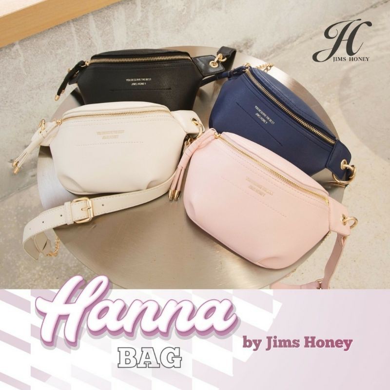 Candy Hanna Waist bag Jimshoney original tas selempang pinggang wanita fashion import realpic cod