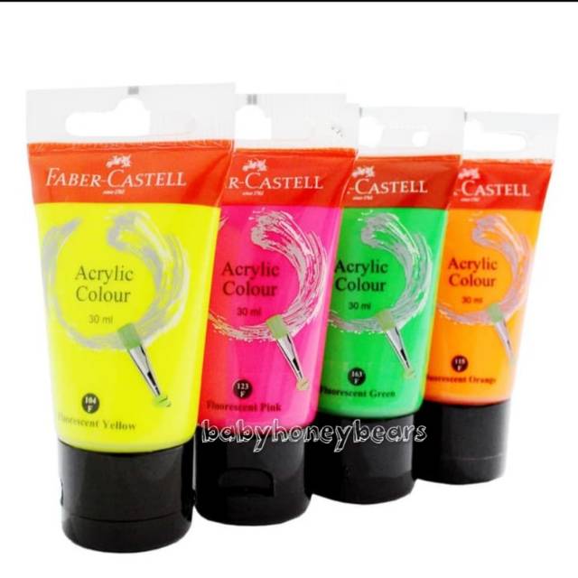 

Cat Acrylic Colours Faber Castell Fluorescent 30 ML/Akrilik