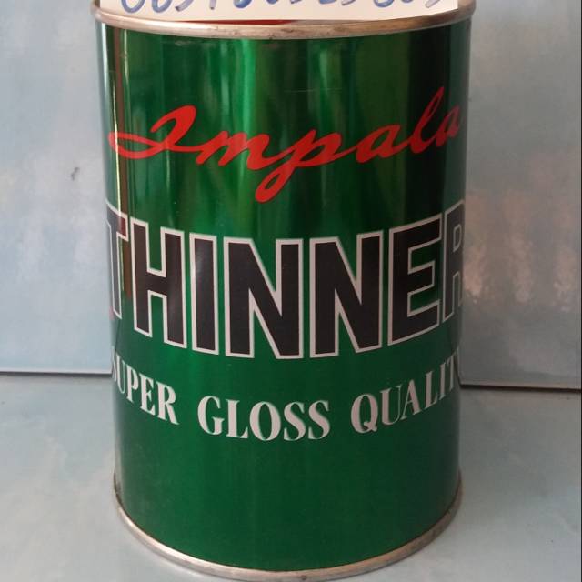 

THINER IMPALA THINNER IMPALA 1 LITER / CAMPURAN PENGENCER CAT MINYAK THINER KALENG