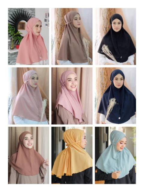 Bergo Maryam Diamond / Bergo Diamond / Hijab Bergo / Hijab Instan-2