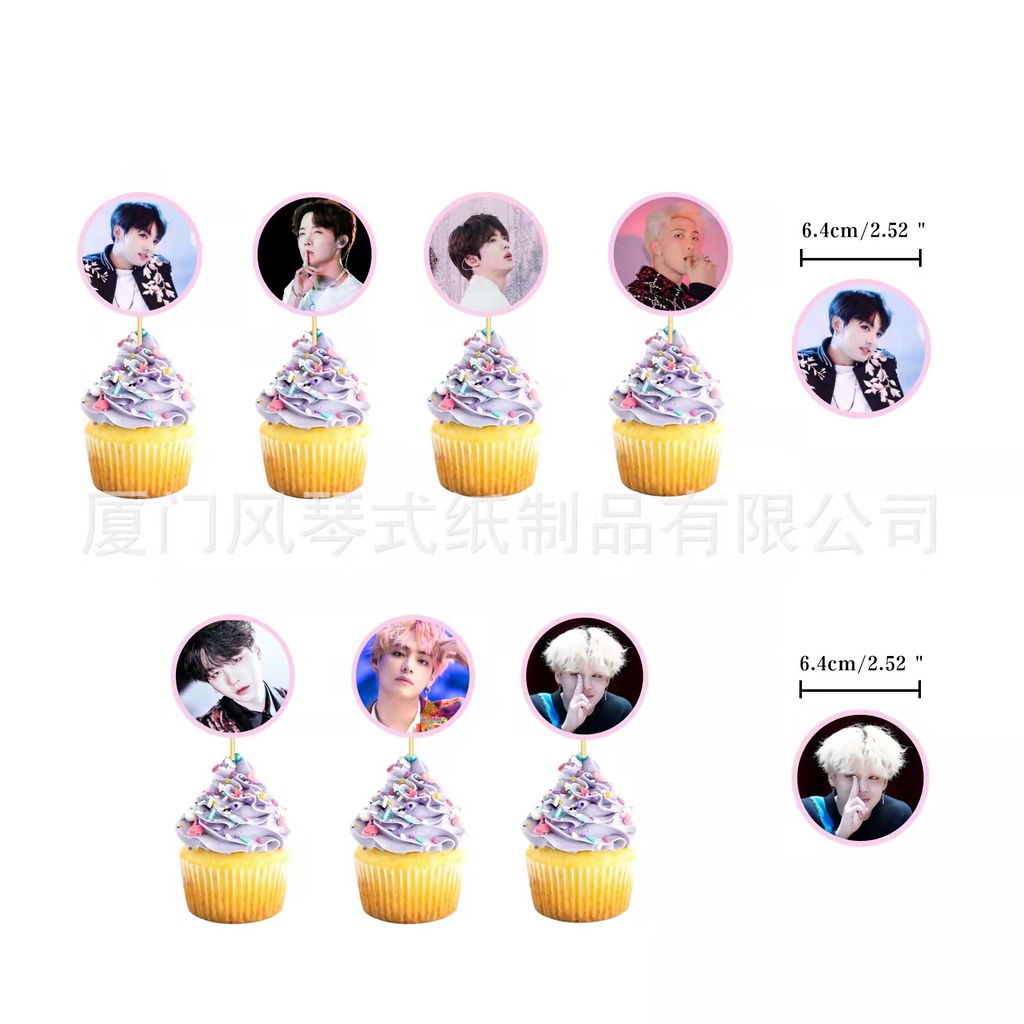 PNK MALL- BTS birthday set  /Balon/latar belakang dekoratif/K-POP