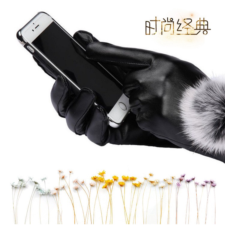 KN-32 sarung tangan musim dingin winter gloves velvet tebal bulu touch