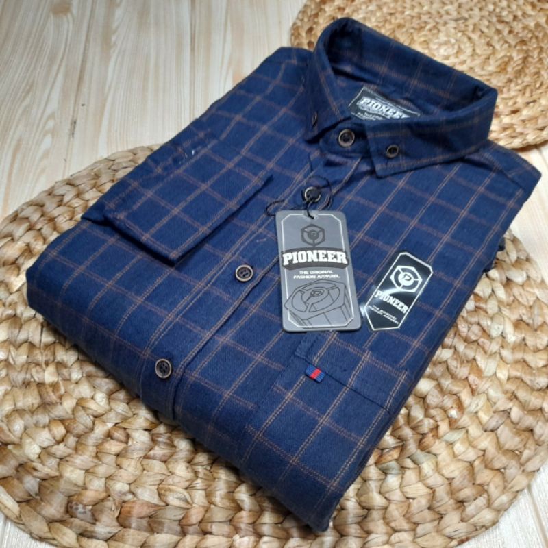 kemeja planel pria tangan panjang baju kemeja cowo distro premium