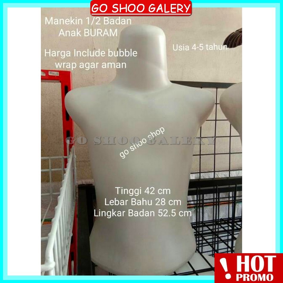 Patung Manekin Badan Anak Pria Wanita/ Manekin Anak Cewek Cowok