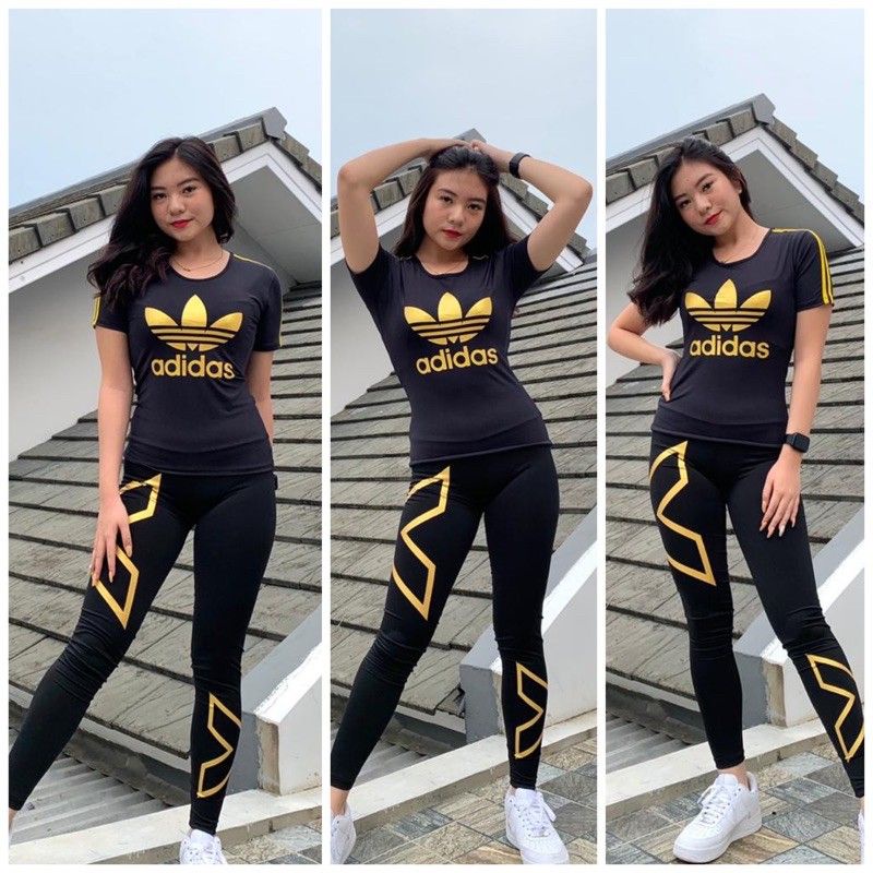setelan baju senam aerobic pilates