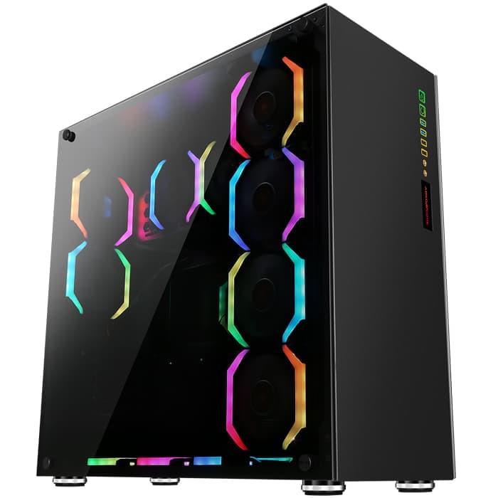 CASE GAMING ABKONCORE Ramesses 760 &amp; 780 (11FAN SPIDER SPECTRUM + HUB)