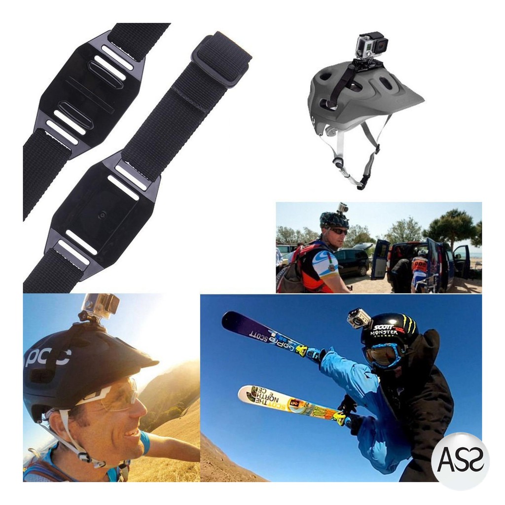 ASS Shop - Helmet Strap Mount for Xiaomi Yi / Xiaomi Yi 2 4K / GoPro - GP04
