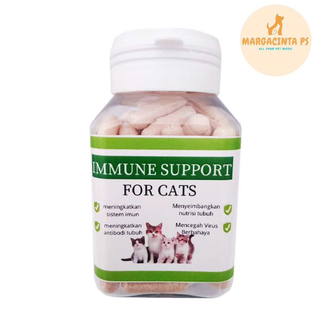 Vitamin Imun Kucing Anti Stress  Immune Support 50 Kapsul