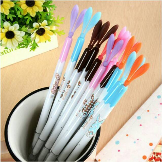 

Pulpen Gel Kuping Kelinci 0.38mm