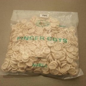 Sarung Jari Karet Rubber Latex Finger Cots