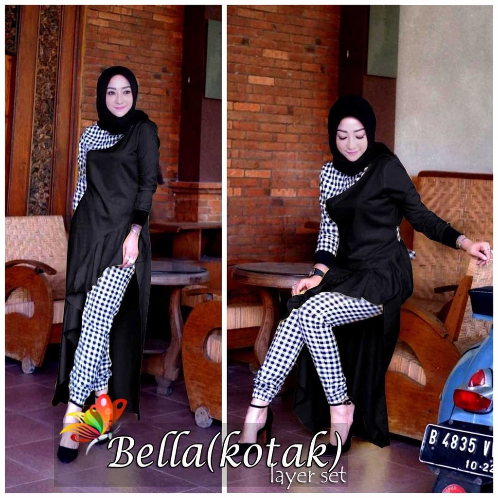 SET BELLA (KOTAK) 2 WARNA