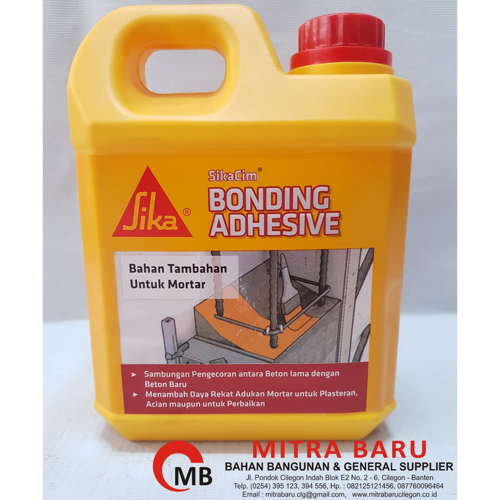 Jual SIKACIM BONDING ADHESIVE / LEM BETON ISI 900ML/ LEM BETON ISI