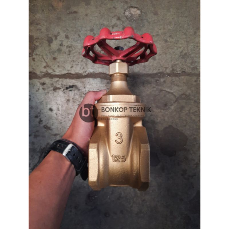 Gate Valve Drat 3" Kitz / Gate Valve Drat 3 Inch Kitz Original