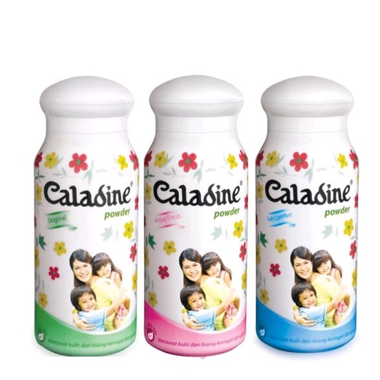 Caladine Powder Soft Comfort - Active Fresh - Original 100gr Bedak