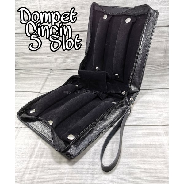 Tas Dompet Kotak Cincin Kulit Type Tas Dompet isi 5 Slot