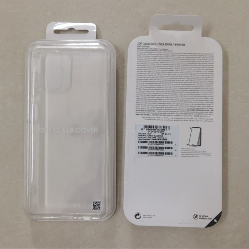 Soft Clear Cover Samsung Galaxy A12 A02s Casing Case Original