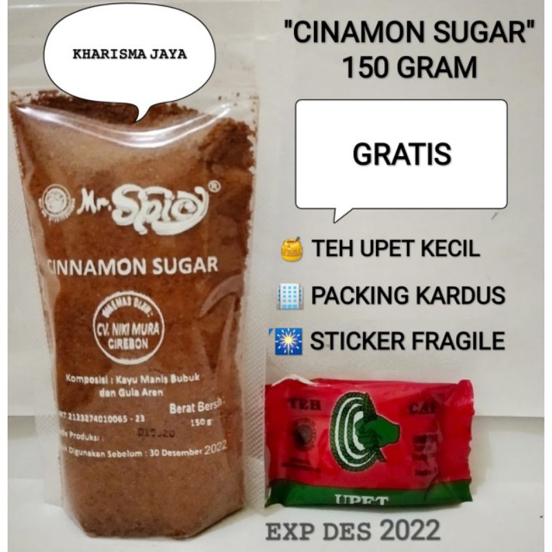 

CINNAMON SUGAR Kayu Manis Gula Aren 100gram