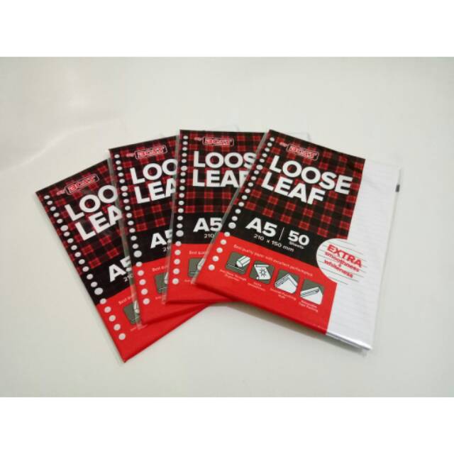 

Loose Leaf Isi Binder A5 Isi 50 Garis