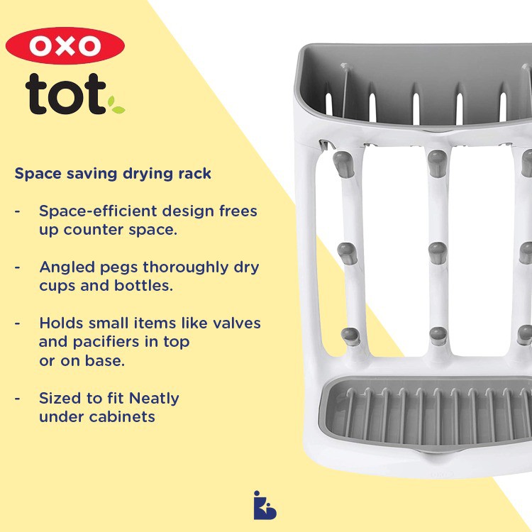 Oxo Tot Space Saving Drying Rack | Rak Botol Susu