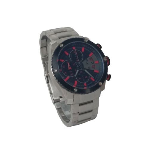 Jam Tangan Expedition E6627 Silver Black Red