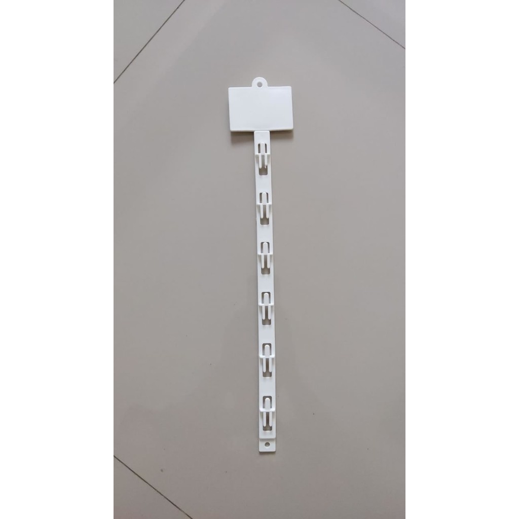 

Clip Strip - Snack Strip Display Plastik 6 Cantelan + Header Kecil