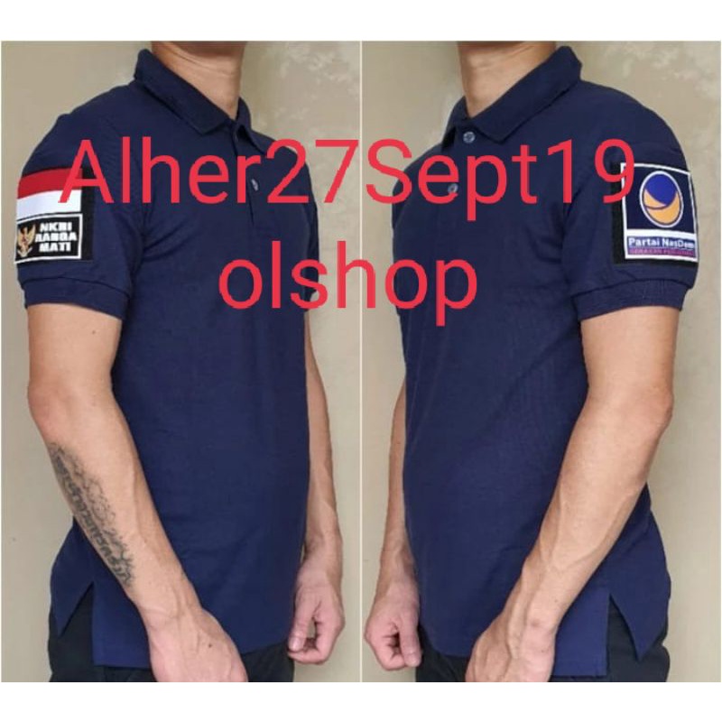 Kaos partai Nasdem baju partai Nasdem kaos polo partai Nasdem kaos katun partai Nasdem kaos kerah pa
