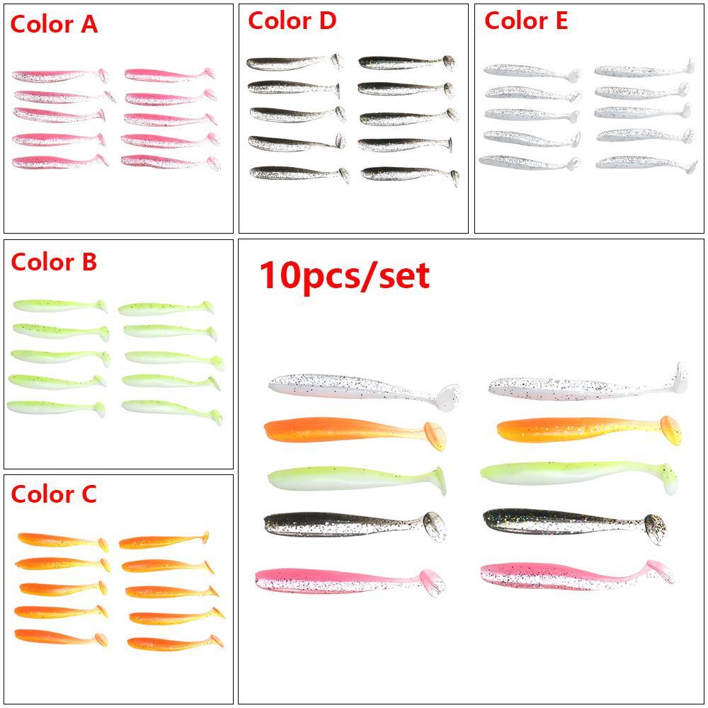 TOP 10pcs /lot Umpan Cacing Pancing Tahan Lama Buatan Warna Ganda Capuchin Maggot