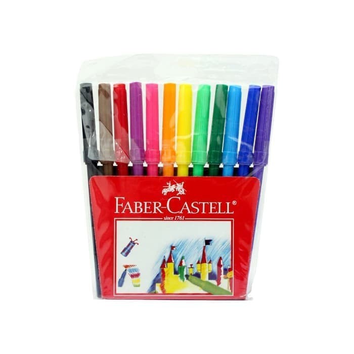 

FABER CASTELL CAIR 12 WARNA SPIDOL FABEL CASTELL 12 W
