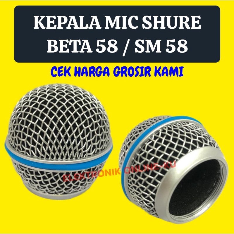 KEPALA MIC SHURE BETA58 / SM58