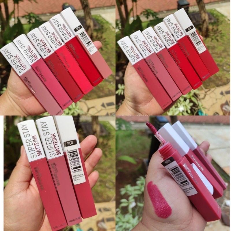 Lipstick Maybelline Lip Cream Super Stay Matte Tahan Lama Waterprof