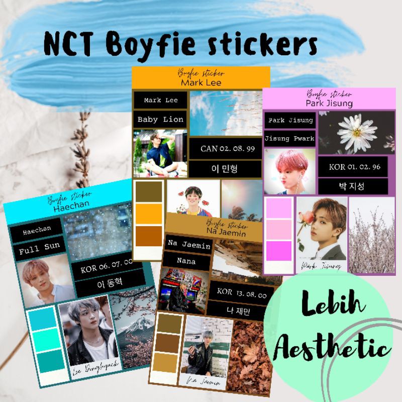 

PROMO! STIKER NCT , NCT 2020 BOYFIE AESTHETIC STIKER TUMBLR KPOP DECO