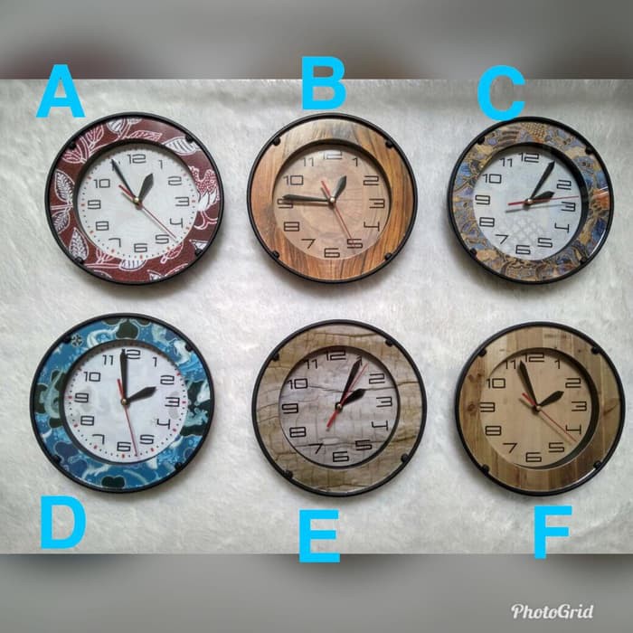 Jam dinding mini motif