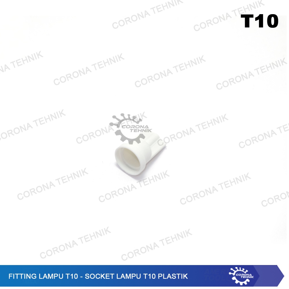 Fitting Lampu T10 - Socket Lampu T10 Plastik