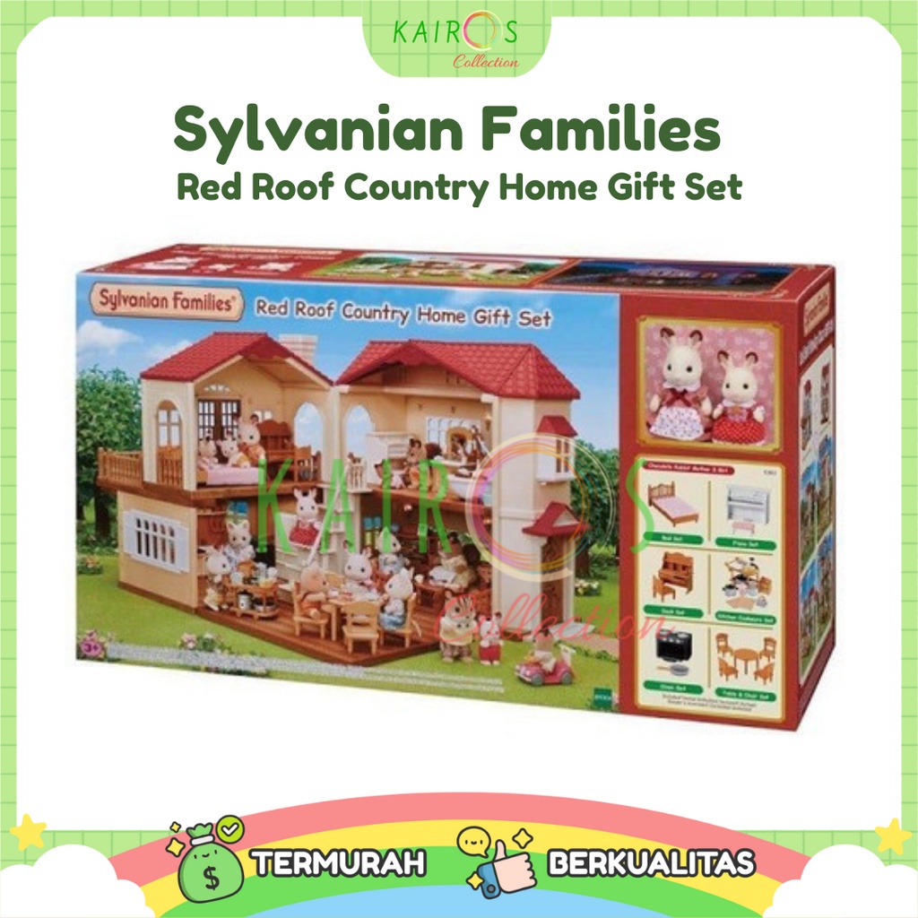 Sylvanian Families Red Roof Country Home Gift Set