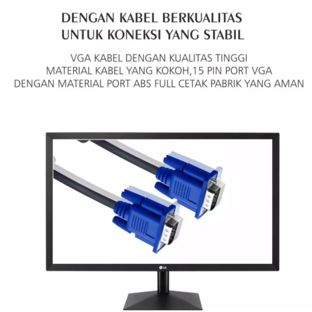 KABEL VGA 1.5M / VGA 1.5 METER / VGA 1.5 M DIGITAL