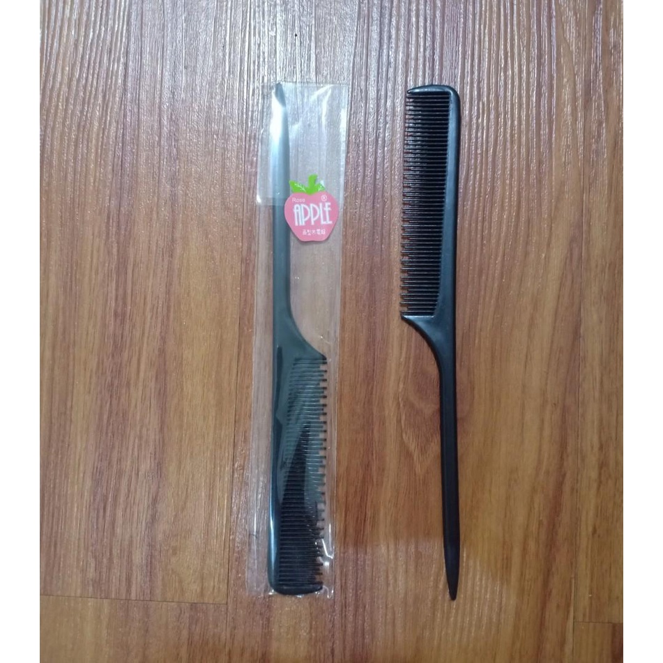 SISIR RAMBUT LANCIP HITAM MODEL SASAK- GERIGI - BLOW - RATA