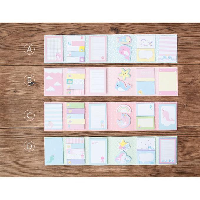 

Big Sale Whale in the Sky Sticky Notes Set / Kertas Catatan Tempel / Notes - VARIAN A Diskon