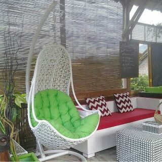 FREE ONGKIR Kursi Ayunan Besi Gantung Inul Rotan FREE ONGKIR Kursi Ayunan Besi Gantung Inul Rotan